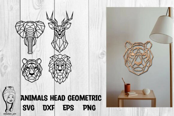 Download Animals Geometric Laser Cutting - Laser cutting Collection