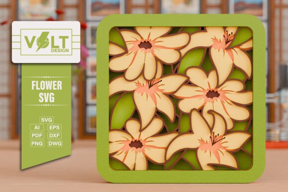 Download Flower 3d SVG Paper Laser Cutting Files - Laser cutting Collection