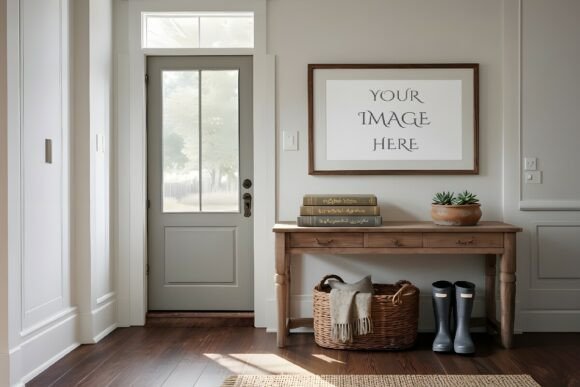 Download Country Style Entry Frame Mockup - Country style Collection