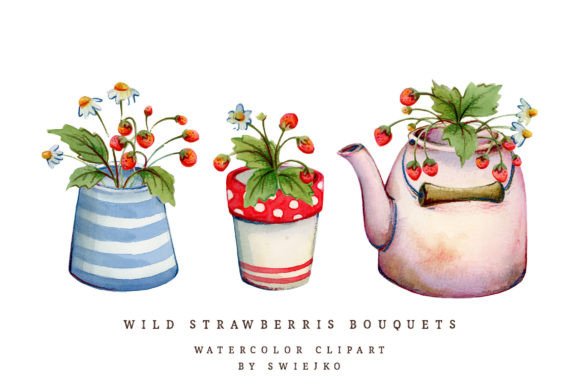 Download Wild Strawberries, Country Style Clipart - Country style Collection